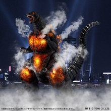 ファン必見！内部から燃え咆哮する「ゴジラ（1995）」がUA Monstersフィギュアシリーズに登場