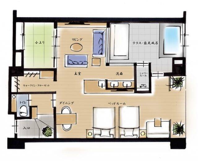 愛知県西尾市「みかわ温泉 海遊亭」に露天風呂付き客室がオープン