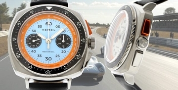 モータースポーツ黄金期のDNAを受け継ぐ「HEMEL」の新作クロノグラフ『Sky Racer』