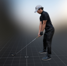 石川遼選手のスイングを3Dモデルの中で体感！ 世界初のゴルフアプリ 「Golfboy Vision」