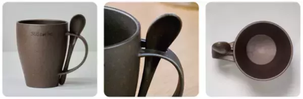 「アウトドアにも便利！コーヒーかすから生まれたサスティナブルな食器」の画像