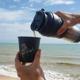 「豆本来の味を抽出｜ブラジル発！フレンチプレスができるコーヒーメーカー機能付きタンブラー」の画像1