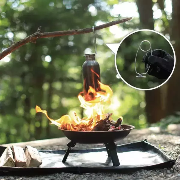 火に入れてそのまま湯沸かしが可能！VASTLANDの「焚き火ステンレスボトル」がすごい