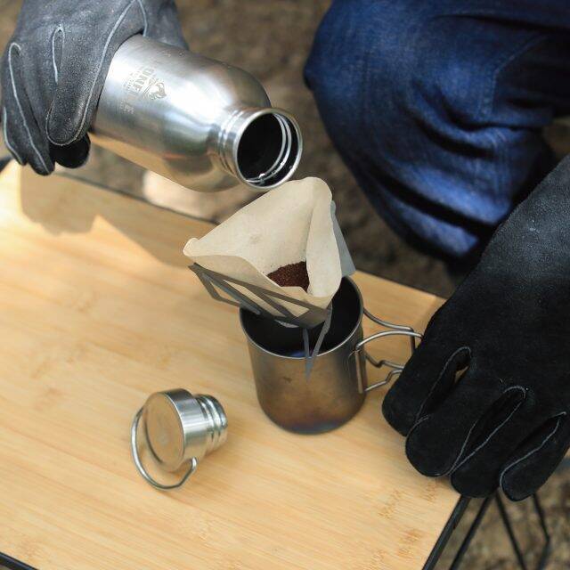 火に入れてそのまま湯沸かしが可能！VASTLANDの「焚き火ステンレスボトル」がすごい