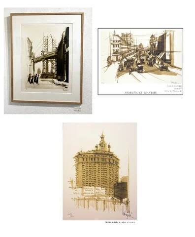 日本橋三越本店でアメリカの都市と風景を描き続ける大西信之氏の作品展を開催中！