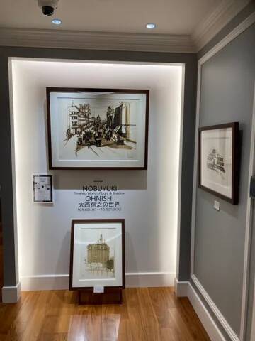 日本橋三越本店でアメリカの都市と風景を描き続ける大西信之氏の作品展を開催中！