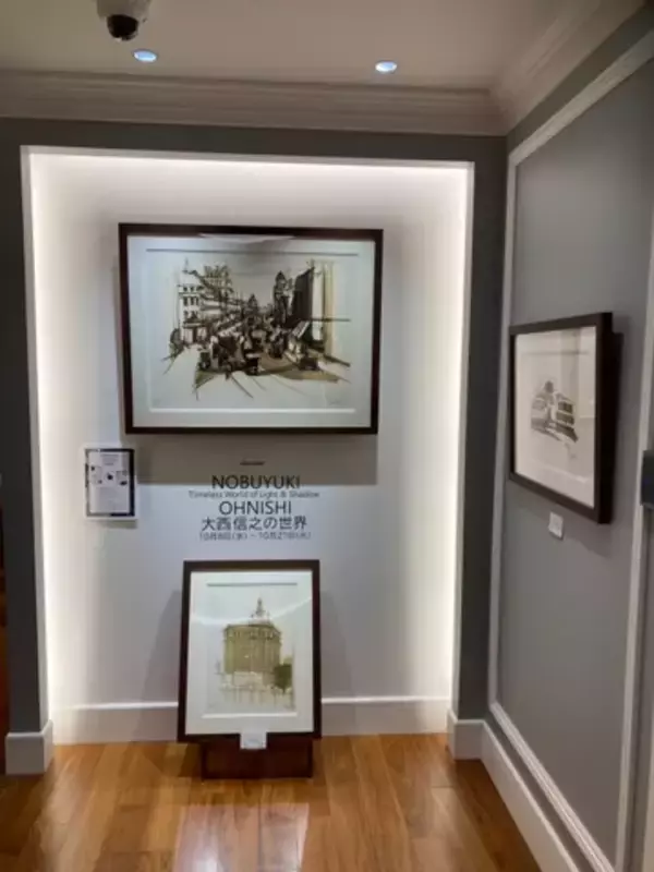 「日本橋三越本店でアメリカの都市と風景を描き続ける大西信之氏の作品展を開催中！」の画像