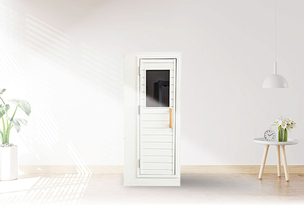 サウナのサブスク「SAUNA CLOUD」が、雲やシルクを想わせる「WHITE SAUNA」を提案中！