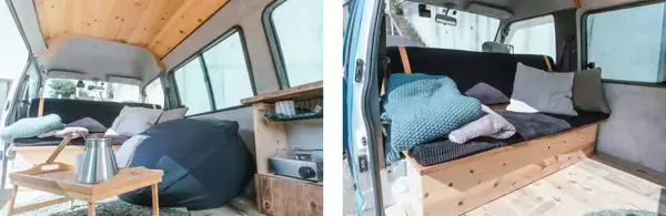 「ソファでくつろぐような居心地の良さ！＜新形態アウトドア＞動くミニ別荘をレンタル」の画像