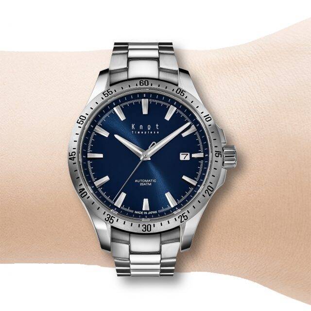 ビジネスシーンにも最適！Knotが20気圧防水の国産機械式時計「AT1-40S」の予約販売を開始