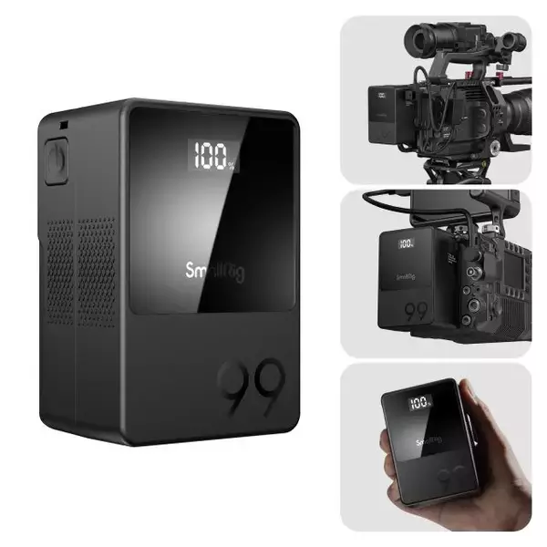 複数のインターフェイスで同時に急速充電OK！一台あると便利な大容量SmallRigミニVマウントバッテリー