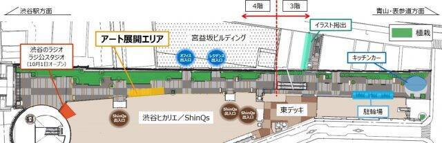 アートに触れる日常を｜渋谷ヒカリエデッキ「壁面アートプロジェクト」を楽しむ