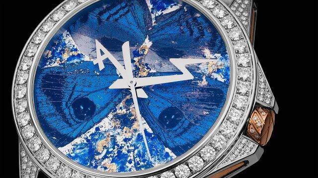 美しい蝶の羽が腕時計に 時計の中の幻想的な世界 17年8月17日 エキサイトニュース