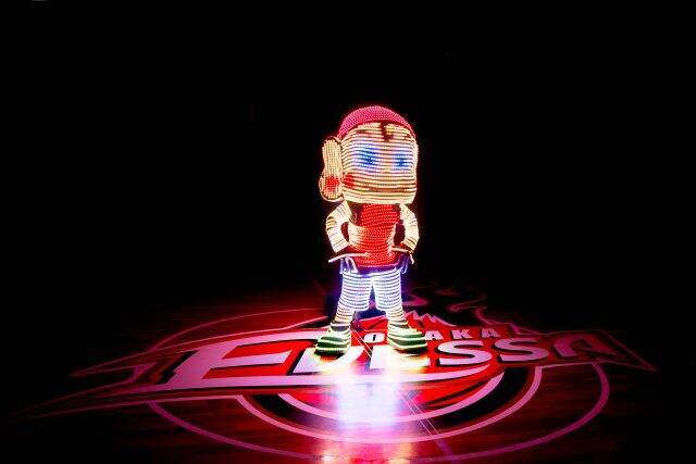 チームラボ×バスケ！デジタル演出でバスケを応援「舞洲エヴェッサパーク チームラボ４Ｄステージ 2018-19」まもなく公開