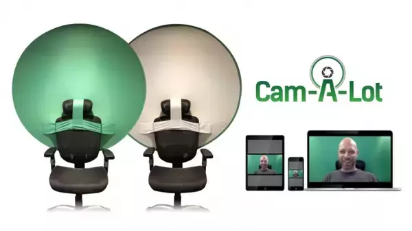リモートワークやビデオ会議の背景をスマートに美しく！GiG Gear 「Cam-A-Lot」