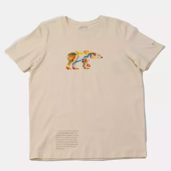 「絶滅危惧種を描いた「コロンビア」のオーガニックコットン100%Tシャツ」の画像