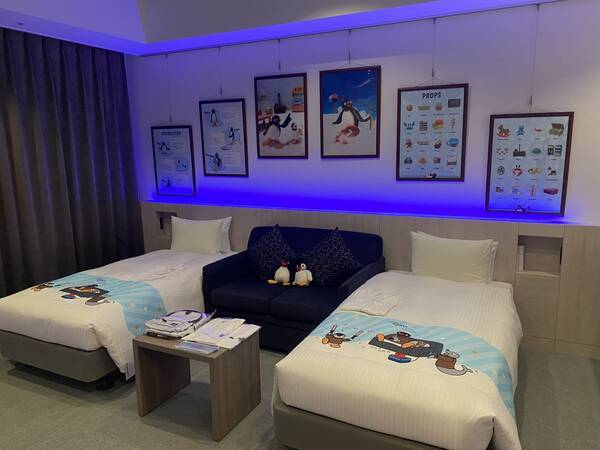 所沢市の体験型ホテル Ejアニメホテル に ピングー とのコラボルーム登場 21年9月4日 エキサイトニュース