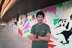 壁画や高さ4mを超える大作。千葉JPFドームに現代美術家・松山智一氏の常設展示