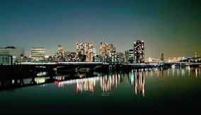 東京モノレールを貸切！車内灯消灯の湾岸夜景列車ツアー