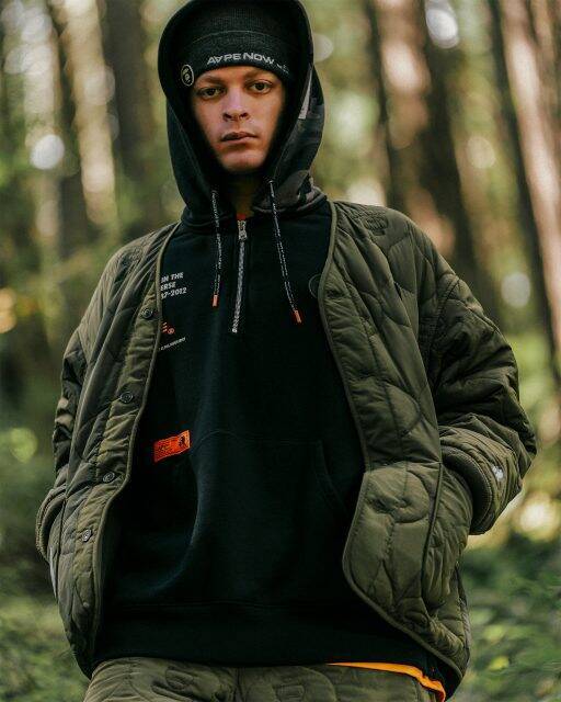 AAPE BY A BATHING APE × ALPHA INDUSTRIESのコラボコレクションが登場 