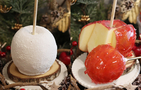 「代官山Candy apple」高級りんごを使用「スノーショコラセット」