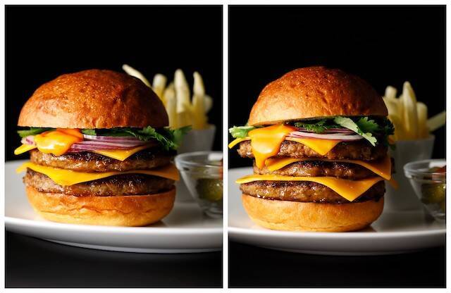 東京「ホテルニューオータニ」のバーで尾崎牛のハンバーガーとシャンパーニュを