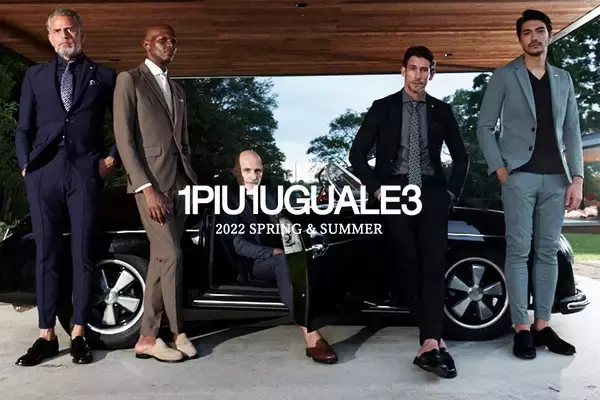 「ラグジュアリーブランド「1PIU1UGUALE3」の2022年春夏新作」の画像