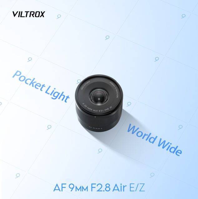 レンズブランド「Viltrox」より超広角レンズ「Viltrox AF 9/2.8 AIR」が発売