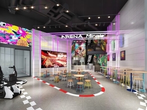 体験型スポーツカフェ＆バー「ARENA Miraie」、東京・お台場の新スポーツアリーナにオープン