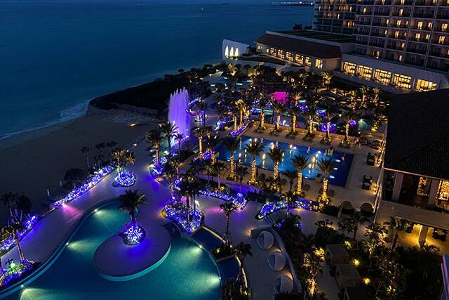 琉球ホテル＆リゾート 名城ビーチ｜『月夜のワンダーイルミネーション』がバージョンアップ！