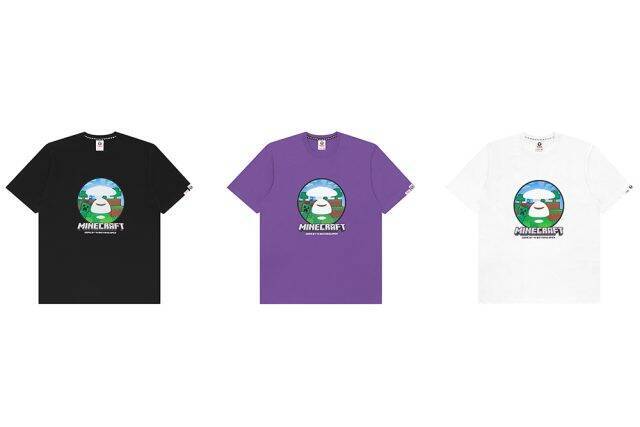 スウェットやTシャツも。AAPE BY A BATHING APE×MINECRAFTのコラボアイテム