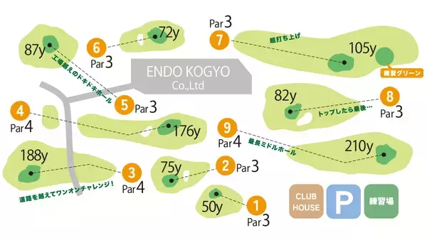 「静岡「末広カントリークラブ」が設立50周年に！トリッキーな9ホールを周り戦略的プレイを楽しもう」の画像