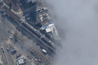 空撮で鉄道をとらえる空鉄写真。ニコンプラザ東京＆大阪「THE GALLERY」にて吉永陽一さん写真展