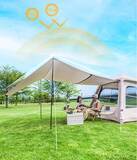 「空気で設営できるワンタッチテント「TAILIエアテント」金属フレームの代わりにエアチューブを採用」の画像4