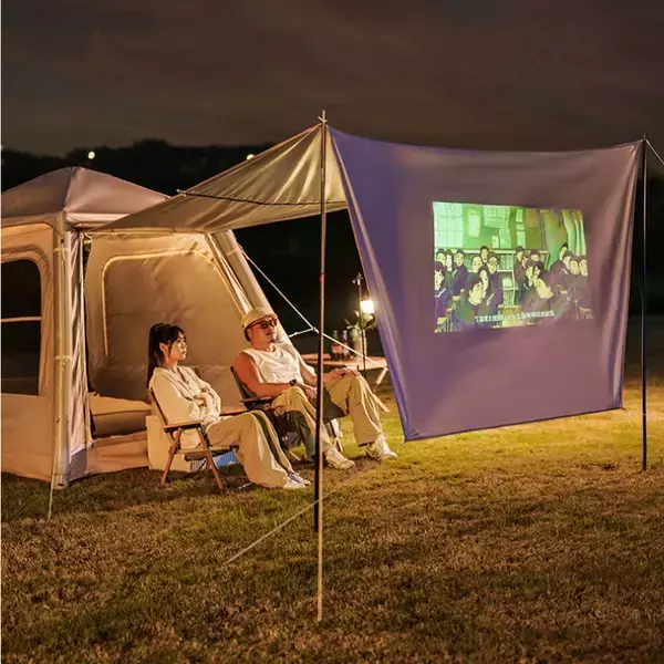 「空気で設営できるワンタッチテント「TAILIエアテント」金属フレームの代わりにエアチューブを採用」の画像