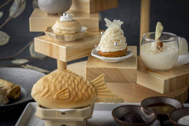 風雅な和のクリスマスを表現。「FANCL令和本膳」のクリスマスアフタヌーンティー「雪月花」