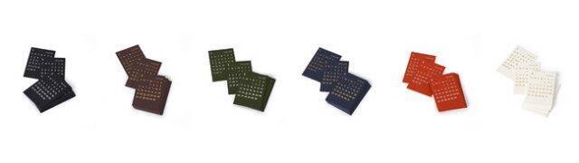 【2023年版】シックな6色展開とミニマルサイズが魅力の卓上カレンダー「CLARA（クララ）2023」