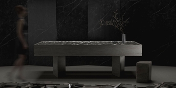 廃材が“休息”の場をかたちづくる。COSENTINO × JAMES KAORU BURY「PIECE OF REST」展が南青山で開催