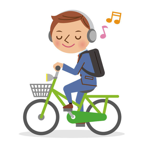 イヤホンで音楽を聴きながら自転車を運転 片耳だけならok 2017年1月19日 エキサイトニュース