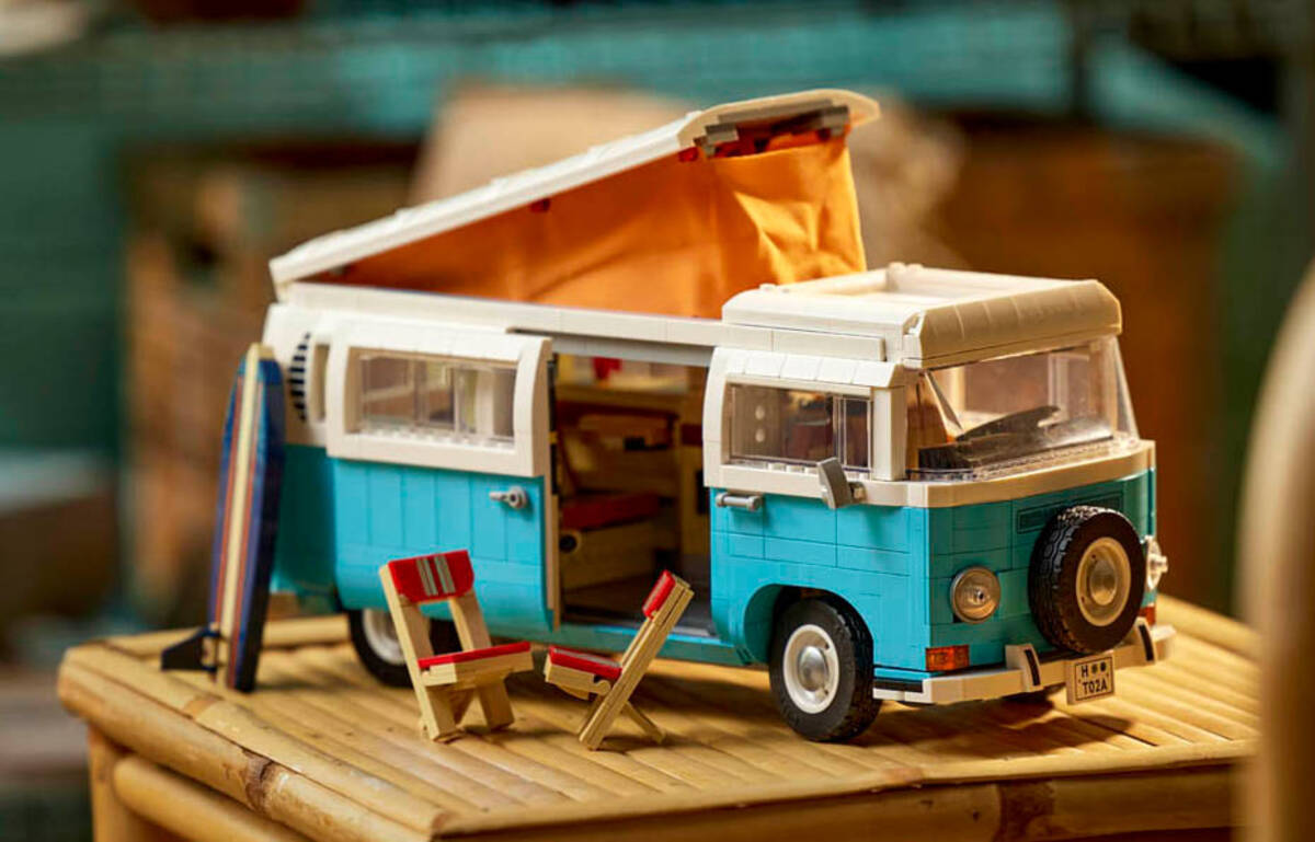 机でキャンプ Lego の ワーゲンバス は約20ピースで タイプ2 キャンピングカー を再現 21年7月14日 エキサイトニュース