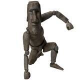 「こんなスタイリッシュなモアイ像、見たことある！？“触って遊べる芸術作品”として予約受付中」の画像1