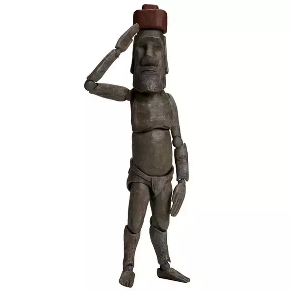 「こんなスタイリッシュなモアイ像、見たことある！？“触って遊べる芸術作品”として予約受付中」の画像