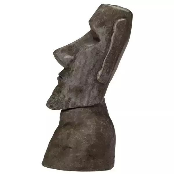 「こんなスタイリッシュなモアイ像、見たことある！？“触って遊べる芸術作品”として予約受付中」の画像