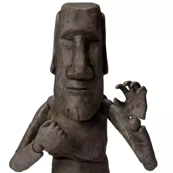 「こんなスタイリッシュなモアイ像、見たことある！？“触って遊べる芸術作品”として予約受付中」の画像