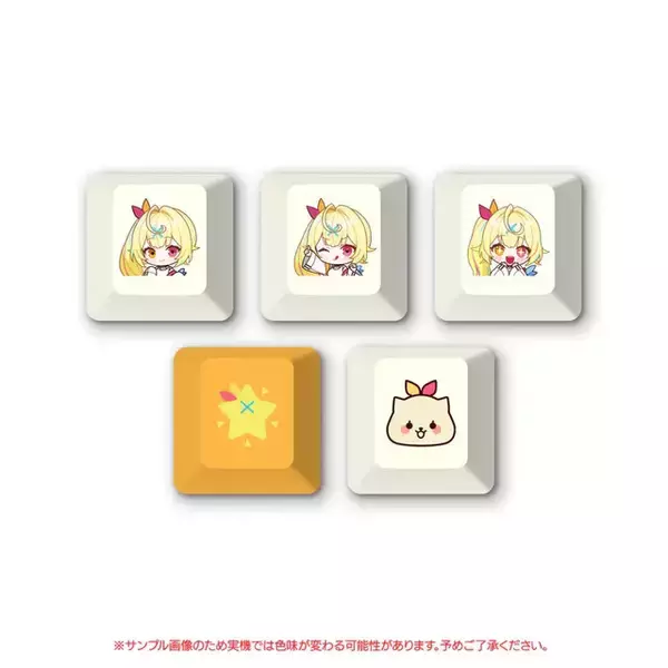 「にじさんじ・ローレン、星川サラら6名の「コラボゲーミングデバイス」が予約締切間近！キーキャップセットやマウスパッドもオシャレ」の画像