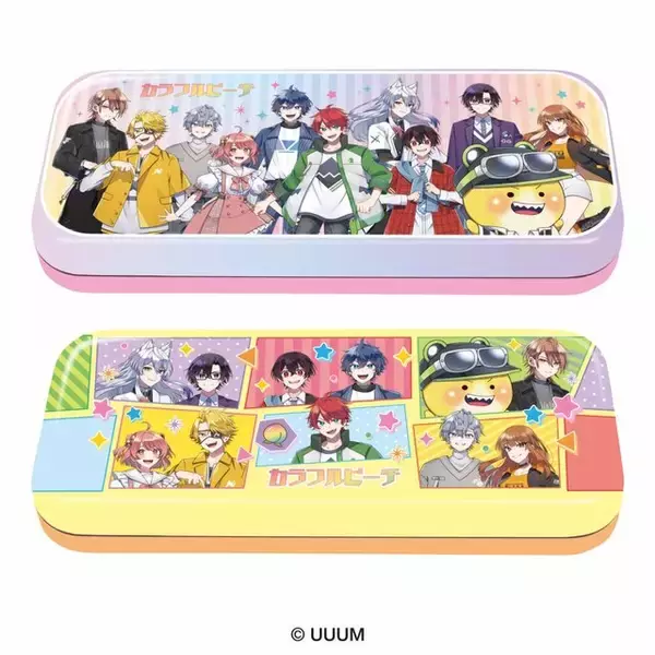 「実況グループ「カラフルピーチ」チョコレートギフトが1月12日発売！板チョコみたいな缶やメンバー11名分のハート型缶など、どれも可愛い全4商品」の画像