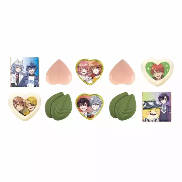 「実況グループ「カラフルピーチ」チョコレートギフトが1月12日発売！板チョコみたいな缶やメンバー11名分のハート型缶など、どれも可愛い全4商品」の画像