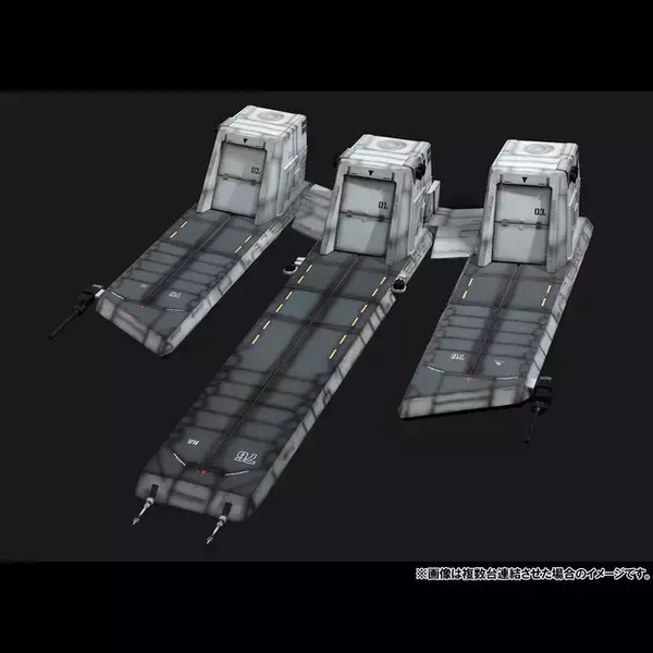 「ガンダムUCより「ネェル・アーガマ」のカタパルトデッキがジオラマフィギュア化！HGガンプラのディスプレイをカッコ良く演出」の画像