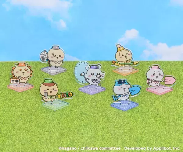 「『ちいかわぽけっと』初の公式グッズが1月16日発売！“ピクニック＆江戸衣装”のマスコット、Tシャツなど豊富なラインナップ」の画像