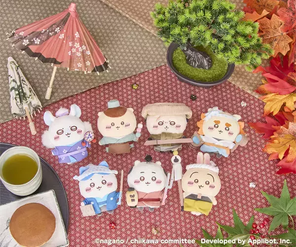 「『ちいかわぽけっと』初の公式グッズが1月16日発売！“ピクニック＆江戸衣装”のマスコット、Tシャツなど豊富なラインナップ」の画像